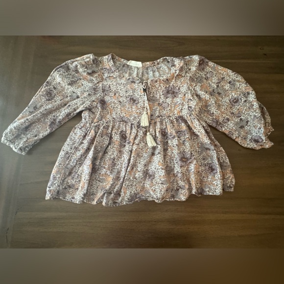 Lucky Brand Tops - Lucky Brand Floral Cropped Boho Top Size Small